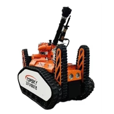 Heavy Duty 850kg Mining Crawler Fire Extinguishing Robot With 85% Gradeability