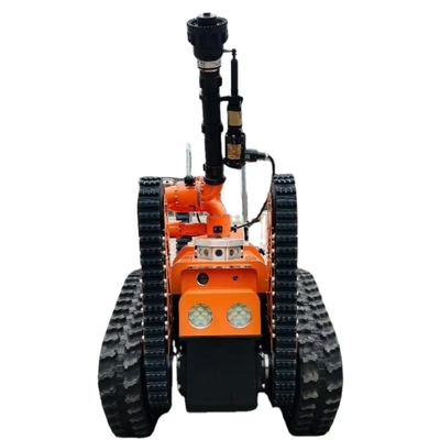 Heavy Duty 850kg Mining Crawler Fire Extinguishing Robot With 85% Gradeability