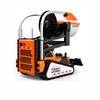 Firefighting Smoke Exhaust Fire Suppression Robot diesel powered Hydraulic System 80 Domestic Fire Water Cannon