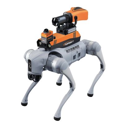 Penggunaan multi-fungsi kebakaran penyelamatan pengintaian robot empat kali operasi daya tahan panjang