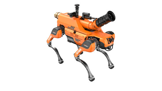multi fungsi tingkat perlindungan IP67 empat kaki pemadam kebakaran anjing robot cerdas