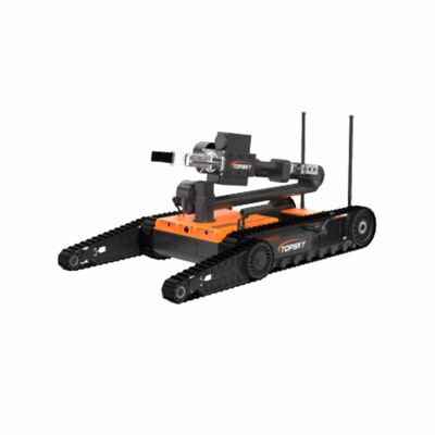 Robot Penghilang Senjata Ledakan Ringan dengan Lengan Robot dengan 7 derajat kebebasan dan Kemampuan Mendaki 45°
