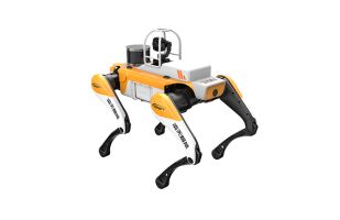 Anjing robot empat kaki inspeksi listrik (anak anjing + jaringan yang mengatur diri sendiri + navigasi laser + komputer kontrol industri + dual pan-tilt optik)
