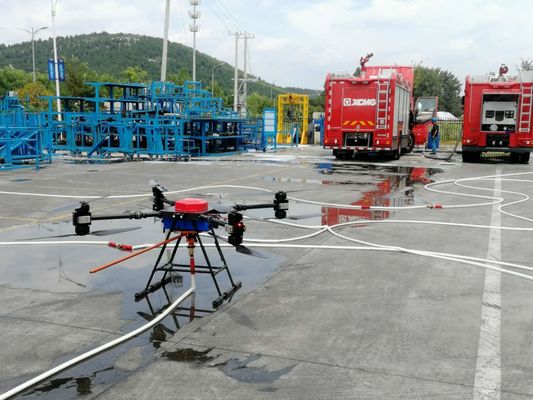 Drone Pemadam Kebakaran Tinggi Terbang 1200m Max, Peralatan Pemadam Kebakaran