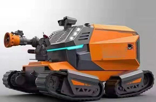 Semua Medan Empat Lintasan Robot Pemadam Kebakaran 1000m RXR-M150GD